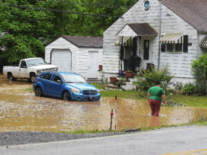 Record rain brings floods to Morgantown